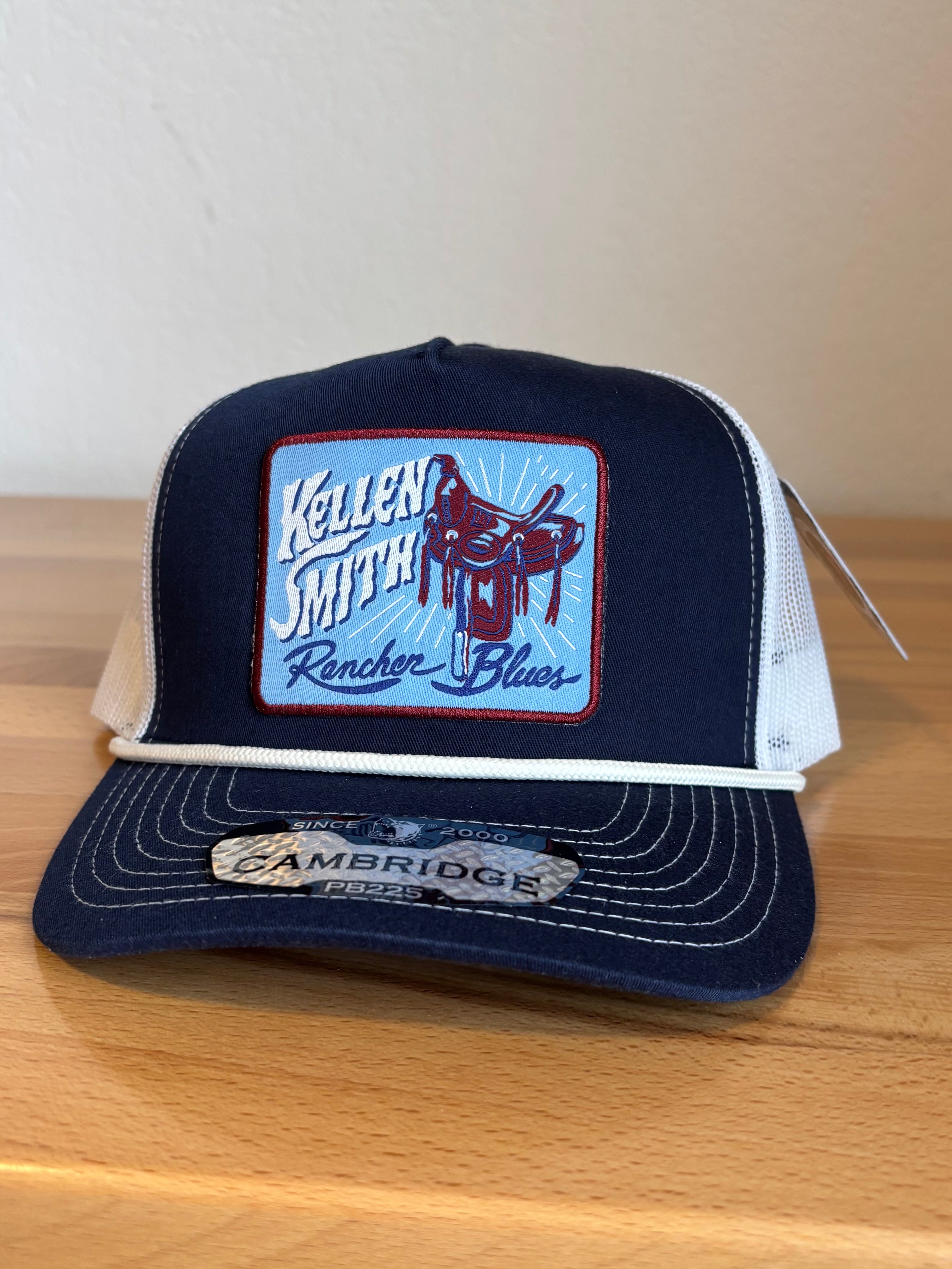 Rancher Blues Blue/White Mesh