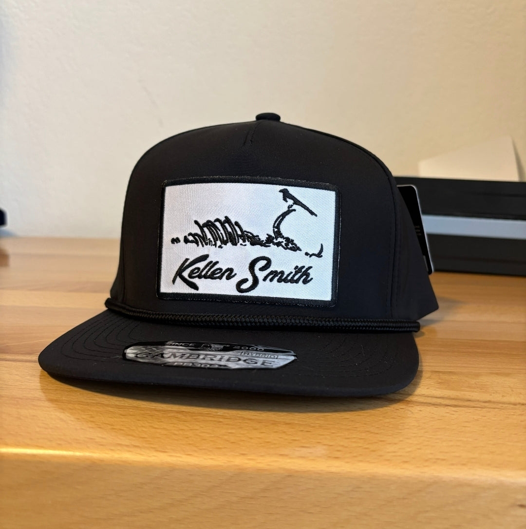 Black Teal Black Design Hat