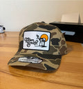 Camouflage Antelope Patch Hat